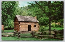 Knob Creek Hodgenville Kentucky Lincoln's Boyhood Home Chrome Postcard Posted
