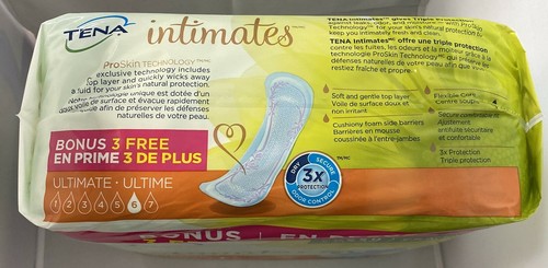 Almohadillas TENA Incontinence Intimate para mujer, Ultimate 36 almohadillas. Nivel 6 - Imagen 2 de 2