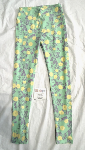 LuLaRoe BRAND NEW OS ONE SIZE Leggings Multi-Color Flowers Print Fast Shipping