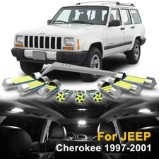 20X White LED Interior Light Map Bulb For JEEP Cherokee XJ 1997-2001 Package Kit
