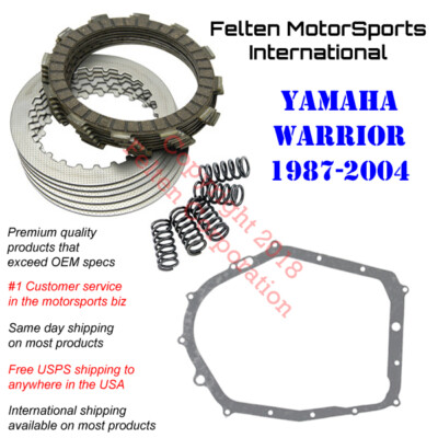 Yamaha Warrior Heavy Duty Clutch Kit Discs Disks Springs Gasket 350 Warior 87-04