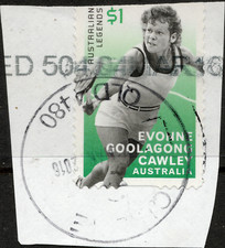 QUILPIE QLD 4480 2 MAR 2016 AUSTRALIA POST CANCEL EVONNE GOOLAGONG TENNIS