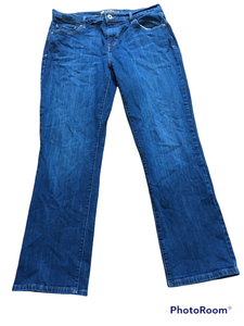 Levis 505 Mujer Azul Denim Pierna Recta Jeans lavado mediano tamaño 10  desde entrepierna 28 | eBay