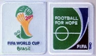 FIFA World Cup Brazil 2014 & Football For Hope Sleeve Patches