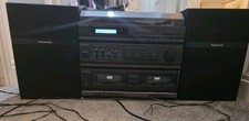PANASONIC SG-HM10L Record Twin Tape Graphic Equaliser Hi-Fi System & Speakers