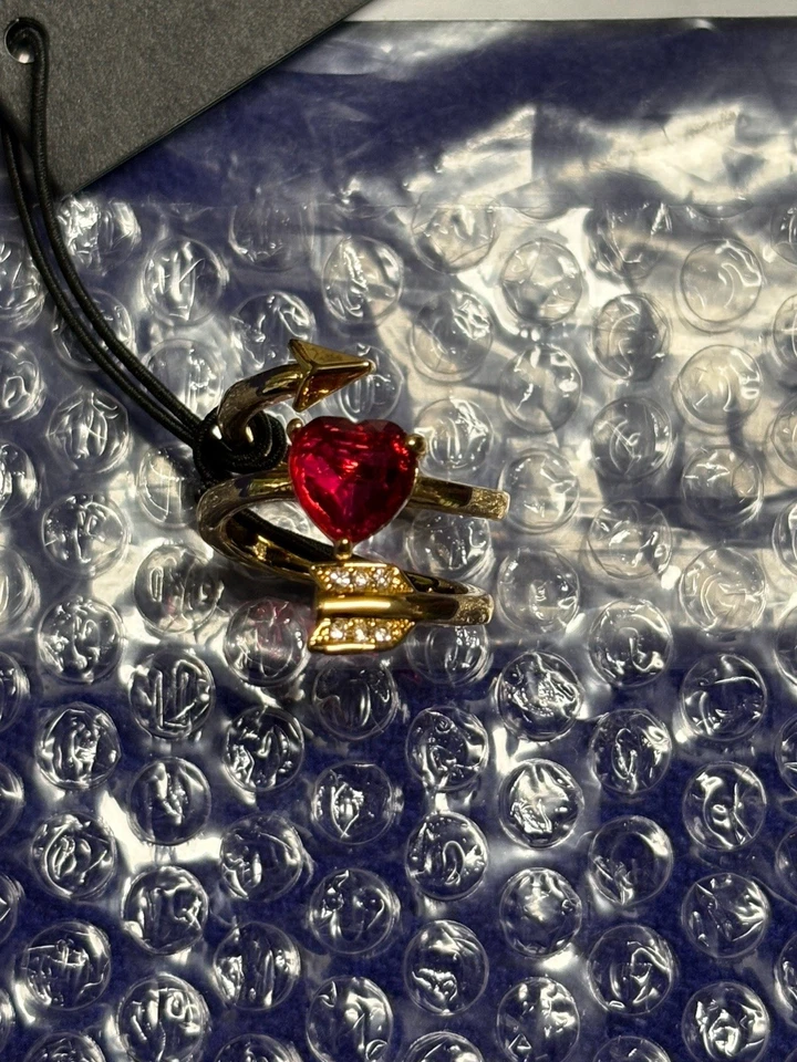 Anillo Kate Spade Lovestruck Corazón y Flecha Talla 6 O 7 Nuevo Foto 3 de 4