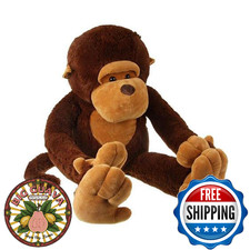 YunNasi Large Stuffed Monkey Giant Monkey Stuffed Animal Big Gorilla Plush Toy f