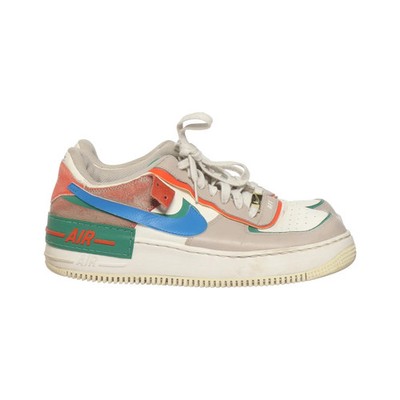 Nike, Sneaker, Größe: 42 1/3, model: air force 1 shadow, Weiß/Mehrfarbig #gG4