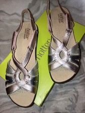 Hotter Flare Sandals Size 7.5. Rose Gold Multi Leather. BRAND NEW In Box