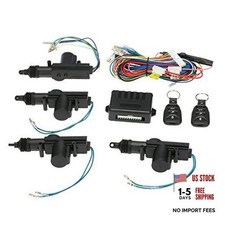 Universal Car Keyless Entry System Kit,4PCS 12V Car Door Lock Actuator with