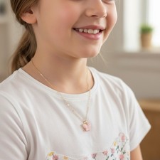Kids Necklace Butterfly Pendant Kids Gift