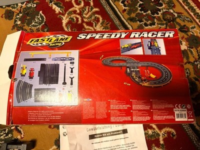 Fast Lane Speedy Racer, Autorennbahn Komplett Und Funktionstüchtig