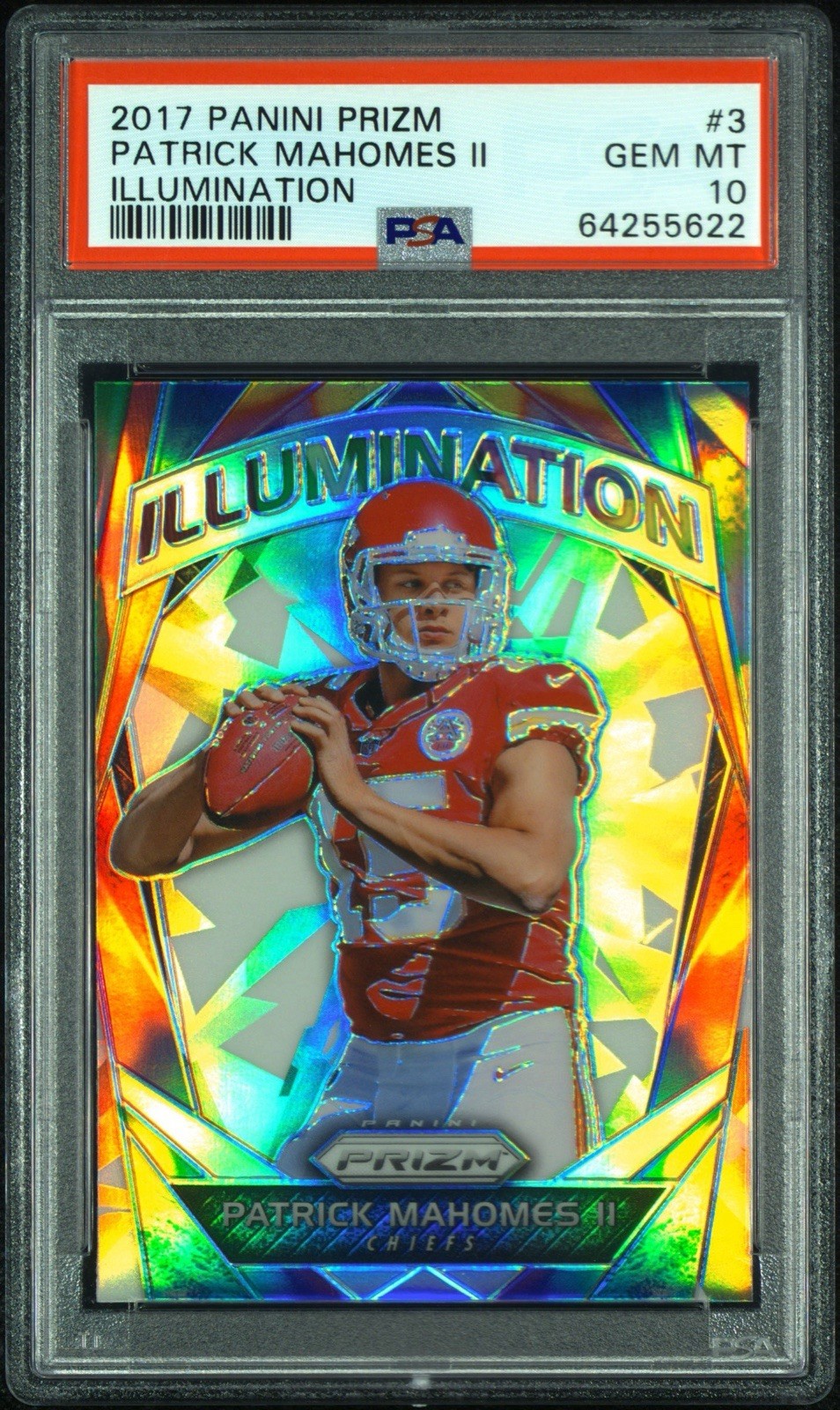 Patrick Mahomes Panini Prizm Illumination #3 Base
