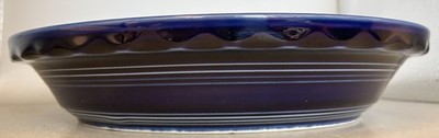 1980s Fiestaware 10'' Cobalt Blue Pie Plate