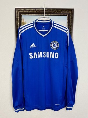 Chelsea FC adidas シャツ Mサイズ Chelsea Home football shirt 2013 Adidas Soccer Jersey Long Sleeve