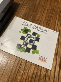 Pipe Dream NES Nintendo 1990 CIB W/Manual - Good Condition!