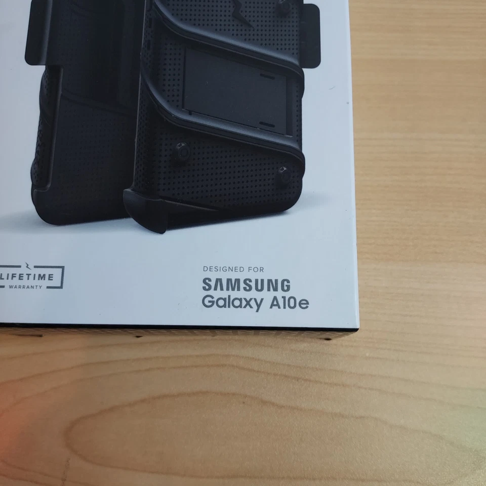 ZIZO Bolt Series Case / Holster / Glass for Samsung Galaxy A10e - Black / Red - Image 2 of 3