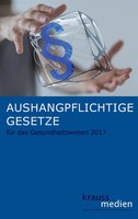 Mario Krauß | Aushangpflichtige Gesetze FüR Das Gesundheitswesen 2017 | Buch