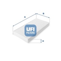 Innenraumfilter UFI 53.034.00 Partikelfilter FüR Ford DAW DFW DNW Focus DBW 1