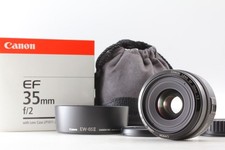  TOP MINT in Box  Hood  Canon EF 35mm f/2 Lens For EF Mount From JAPAN