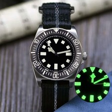 Titanium 42mm Tandorio Black Dial Sapphire Glass Japan NH35 Automatic Mens Watch