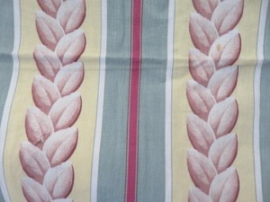 Gorgeous DECO DRAMA Super Barkcloth Pattern French meets Florida Chic Drapery