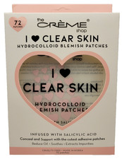 The Cr me Shop Heart Hydrocolloid Acne Patches Salicylic Acid 72ct 3 Sizes