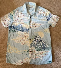 Rhythm Trade Winds Shirt Size L Large (40 chest)