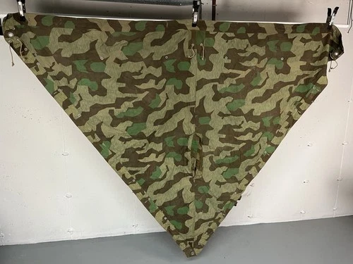 Original WW2 WWII German Military Issue Zeltbahn Camouflage