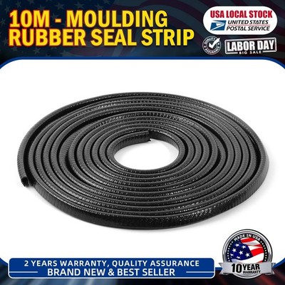 Rubber Clips Seal Strip Easy to Cut No Adhesive Fit for Most Vehicles U Channel
