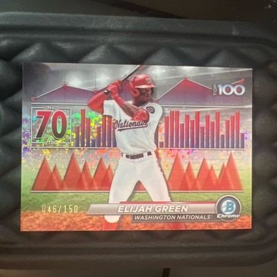 2024 Bowman Scouts Top 100 Mini-Diamond Refractor 46/150 Elijah Green #BTP-70