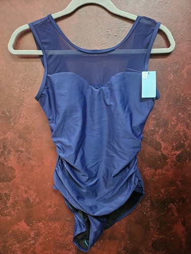 New Size Medium Navy Blue One Piece Bathing Suit for women