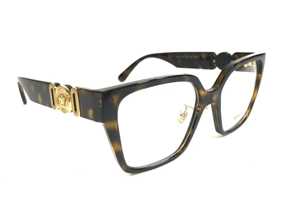 范思哲眼镜框 MOD.3371-D 108 玳瑁金蝴蝶 54-17-145 — 第 4/4 张图片