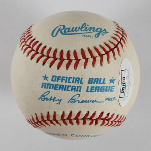 Reggie Jackson Signed Baseball Yankees - COA JSA - Picture 2 of 7