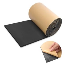 Sponge Neoprene Foam Padding Rubber 12" Wide x 1/4" Thick x 59" Long 1 Black