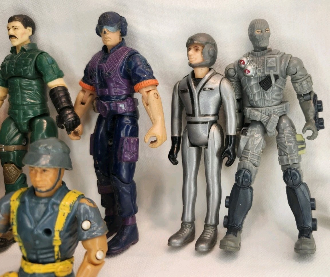 Lot of Vintage Modern Lanard The Corps, Chap & Hasbro GI Joe