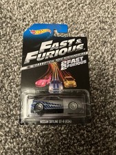 Hot Wheels 2016 Fast And Furious Nissan Skyline Gt-R R34 Paul Walker Brian 1/64
