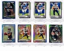 Seattle Seahawks Card Lot Kenneth Walker Prizm Jaxon Smith Njigba Optic RC