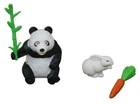 Barbie Kelly Petting Zoo Panda Bunny Carrot Accessories Vintage Toy Lot 1999