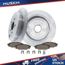 Rear Brake Kit Rotors and Pads Ceramic for 2010 - 2013 Subaru Forester Impreza