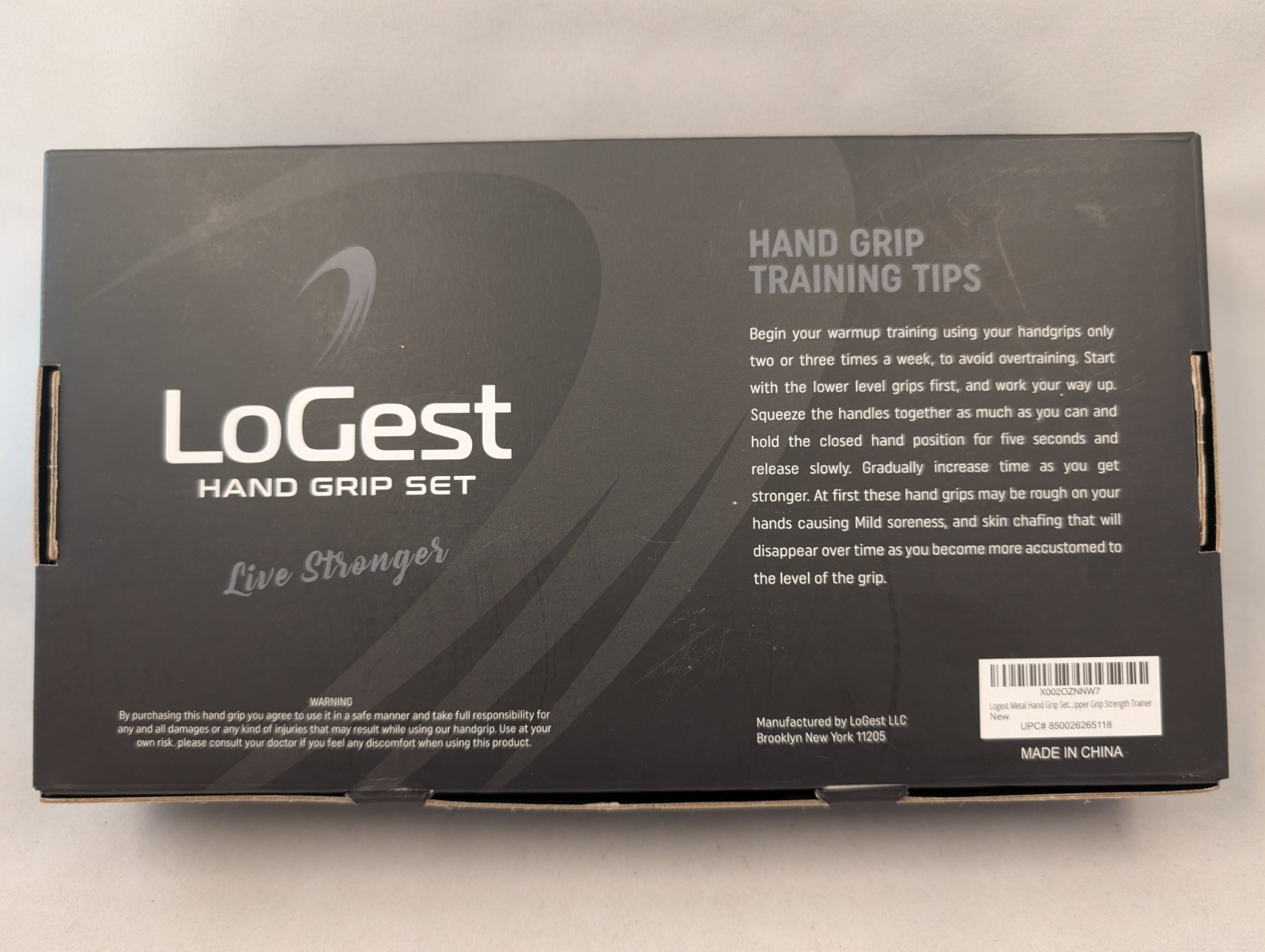 LoGest Hand Grip Strengthener Set 250LB 300LB 350LB Heavy Duty Grip Trainers NEW