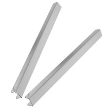2pcs Stainless Cabinet Drawer Protector Edge Guard - 17 Inch Length Slip-On