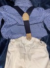 4 PC Set Bow Tie, Dress Shirt, Suspenders, and Pants Sz. 3 Months — photo 4