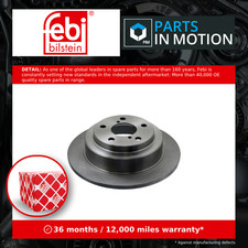 2x Brake Discs Pair Solid fits SUBARU LEGACY BC 1.6 Rear 89 to 93 EJ16 266mm Set