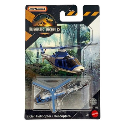 Matchbox JGK97 Jurassic World 4 InGen Helicopter
