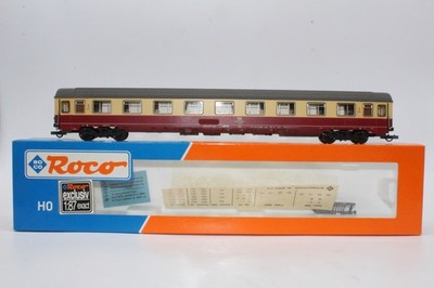 Roco HO DC 44653 Schnellzug-Abteilwagen 1.Kl in OVP --Re--