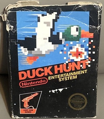Duck Hunt NES CIB 5 Screw Variant Complete In Box Nintendo Authentic Black Box