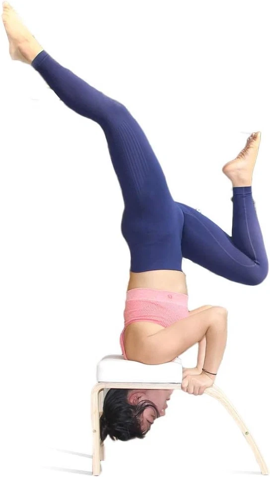 Faux Leather Yoga Inversion Chair - Easy Setup for Core Strength & Relaxation - Image 4 of 4