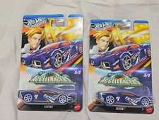 2025 Hot Wheels Silver Series Acceleracers Revert 5/5 Metal Base Lot of 2 VHTF