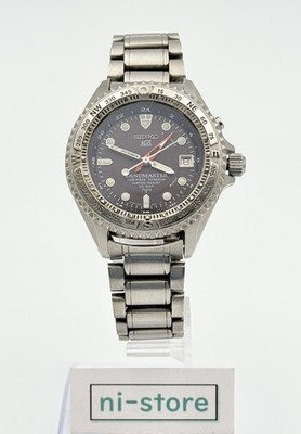 Seiko 5M45-6A01 Landmaster AGS Kinetic Titanium Quartz Watch New Batt - Rank B+